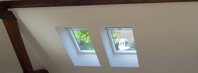 Schlafbereich im Dachgeschoss