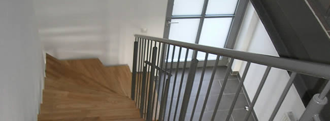 Blick ins Treppenhaus